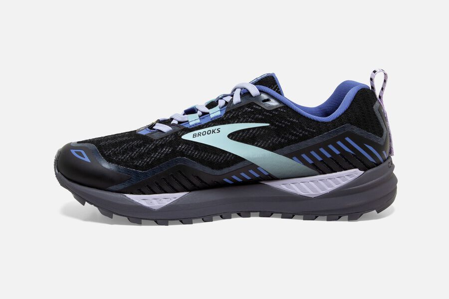 Brooks Cascadia 15 Gtx Trail Löparskor Dam - Svarta/Blå - 1794-MSNHJ